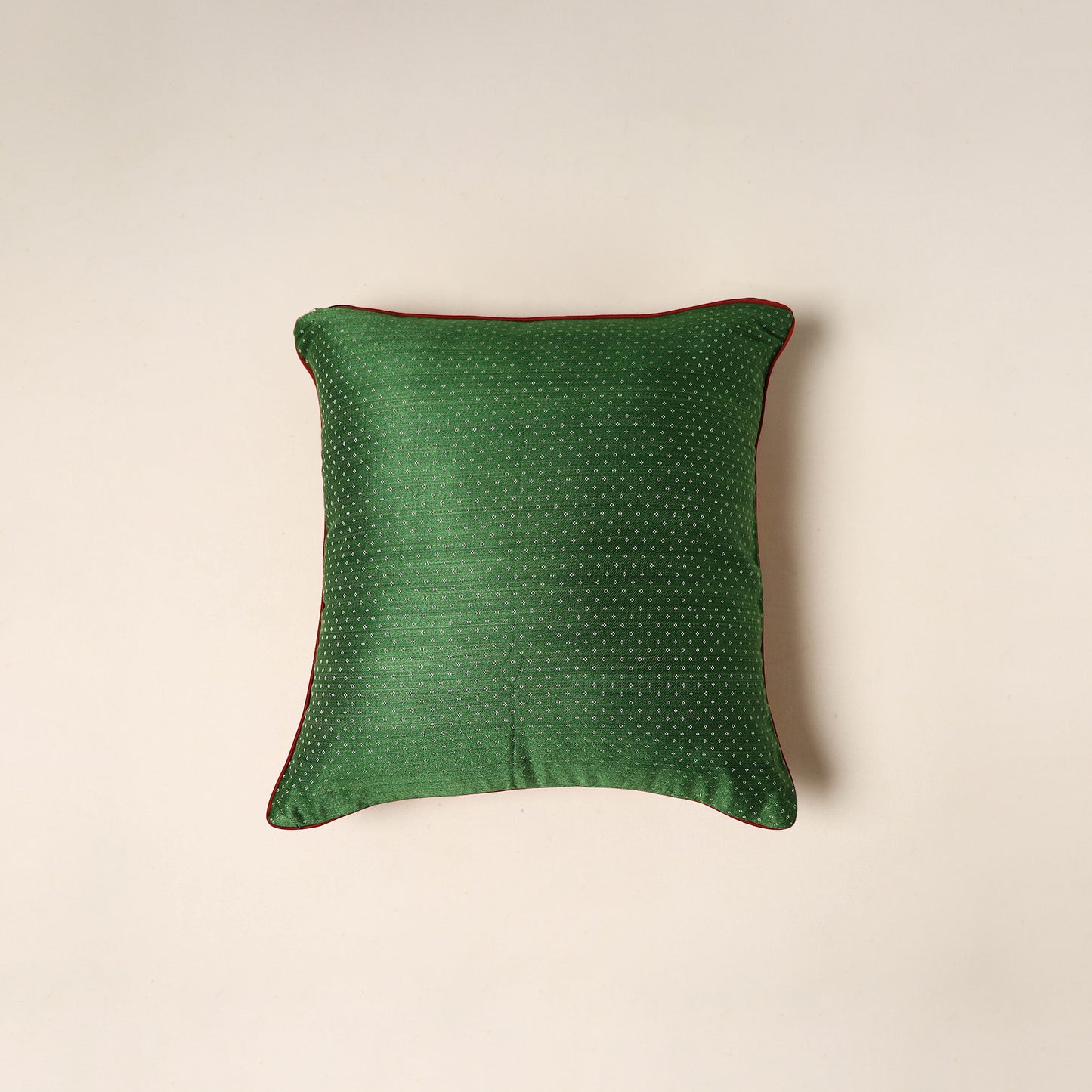 Pure Handloom Mashru SIlk Cotton Cushion Cover 13