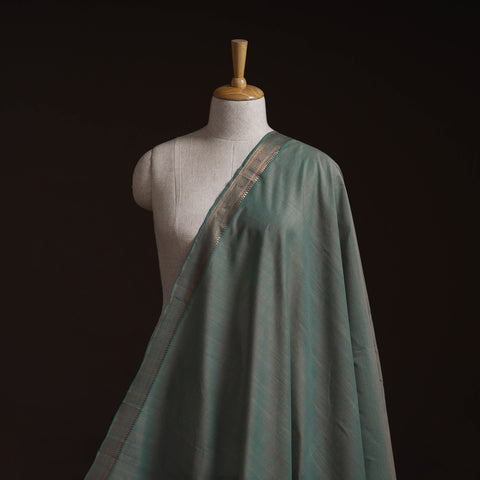 Handloom Mangalagiri Cotton Fabric with Nizam Zari Border 22