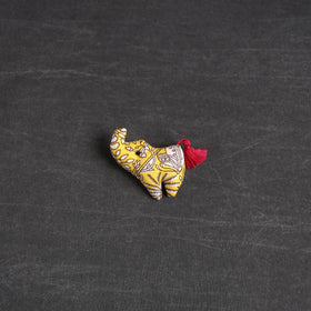 Elephant - Handmade Stuffed Fridge Magnet for Decor 87