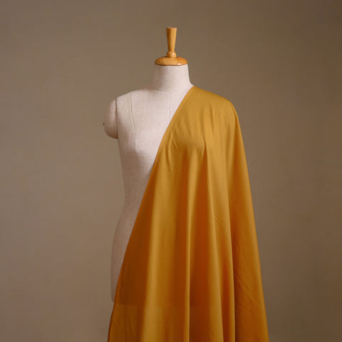 Orange - Yellow - Prewashed Cotton Plain Fabric 19