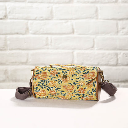 Yellow - DIY Round Sling Bag / Clutch With Changeable Sleeve