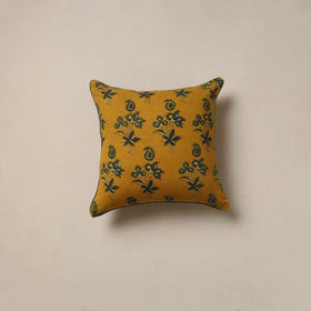 Hand Block Print Ajrakh Cushion Cover 32