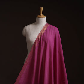 PInk - Handloom Mangalagiri Cotton Fabric with Nizam Zari Border 09