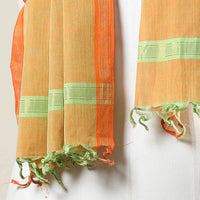 Handloom Cotton Mangalagiri Stole with Tassels 54