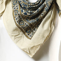 Ajrakh Block Printi Cotton Handloom Scarf 49