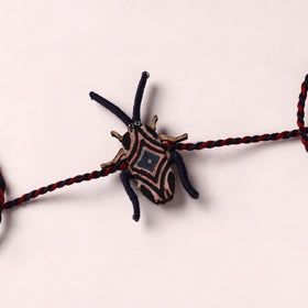 Cockroach - Reusable Handmade Threadwork Fabart Rakhi 06
