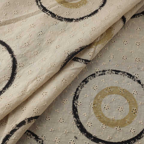 Hakoba Hand Block Ajrakh Print Natural Dyed Cotton Fabric 155