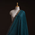 Blue - Handloom Mangalagiri Cotton Fabric with Nizam Zari Border 05