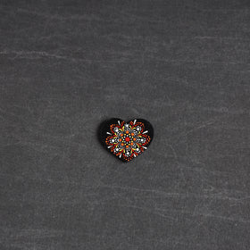 Handpainted Mandala Art Wooden Fridge Magnet 100