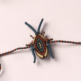 Cockroach - Reusable Handmade Threadwork Fabart Rakhi 08