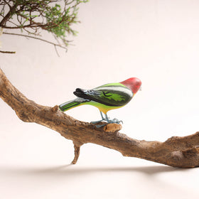 Handcrafted Paper Mache Barbet Bird Home Decor Item 05