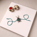 Cockroach - Reusable Mandala Art Handpainted Wooden Rakhi 02
