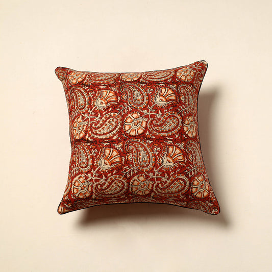 Cotton Block Printed Bagru Cushion Cover (16 x 16 in) 11