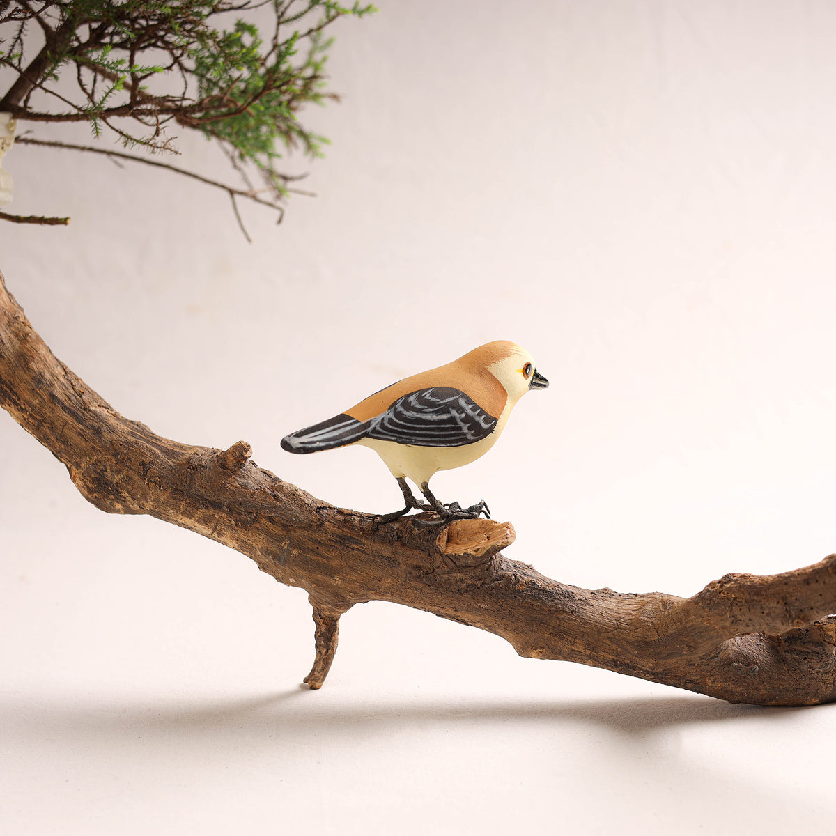 Handcrafted Paper Mache Bird Home Decor Item 06