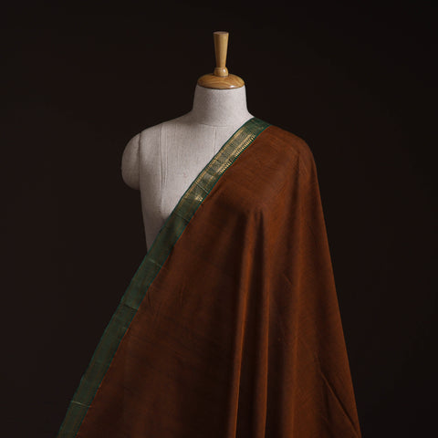 Handloom Mangalagiri Cotton Fabric with Nizam Zari Border 34