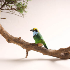 Handcrafted Paper Mache Broadbill Bird Home Decor Item 03
