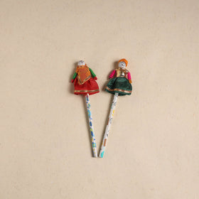Handmade Rajasthani Puppet Pencils (Set of 2) 223