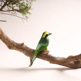 Handcrafted Paper Mache Broadbill Bird Home Decor Item 03