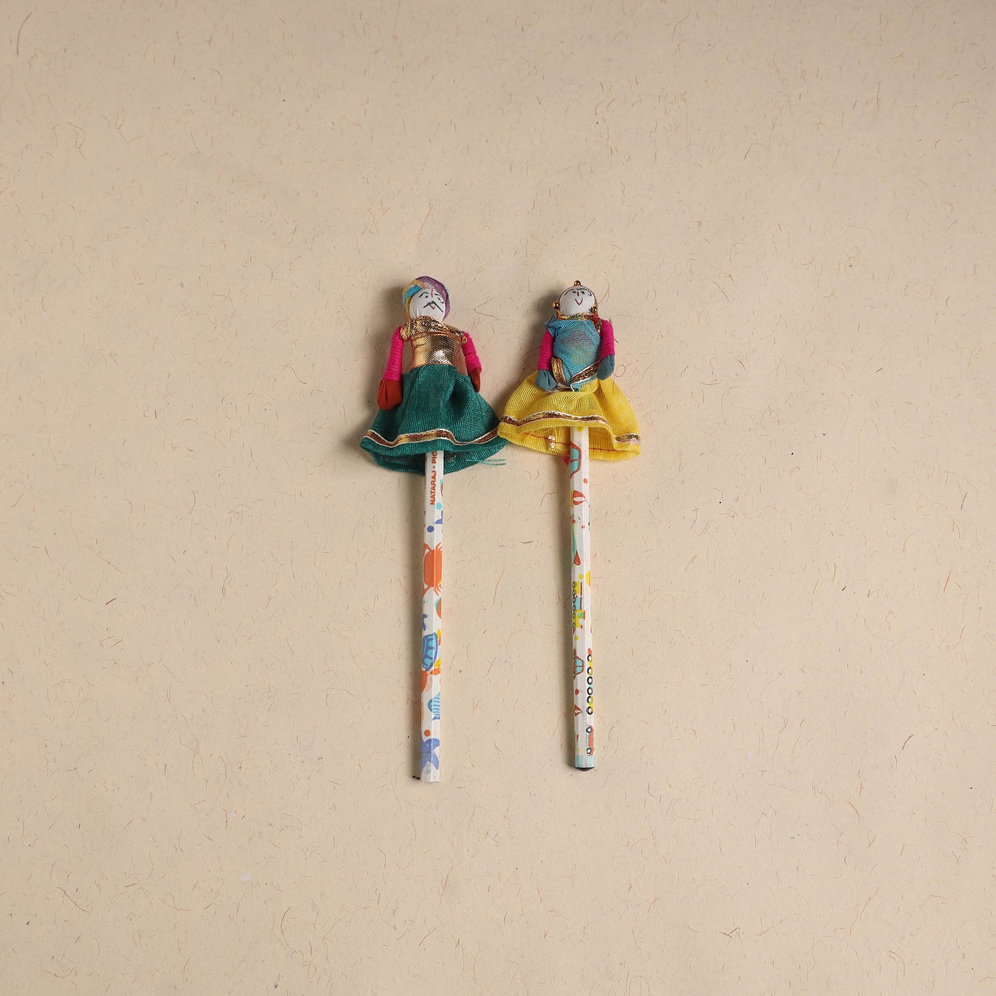 Handmade Rajasthani Puppet Pencils (Set of 2) 194