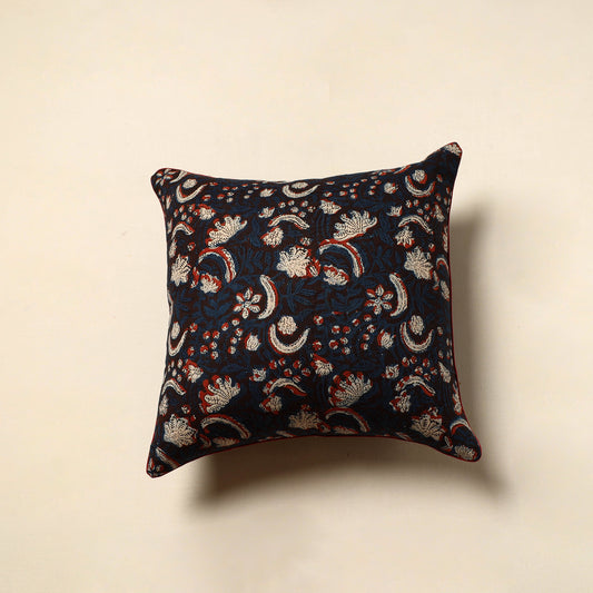 Cotton Block Printed Bagru Cushion Cover (16 x 16 in) 14