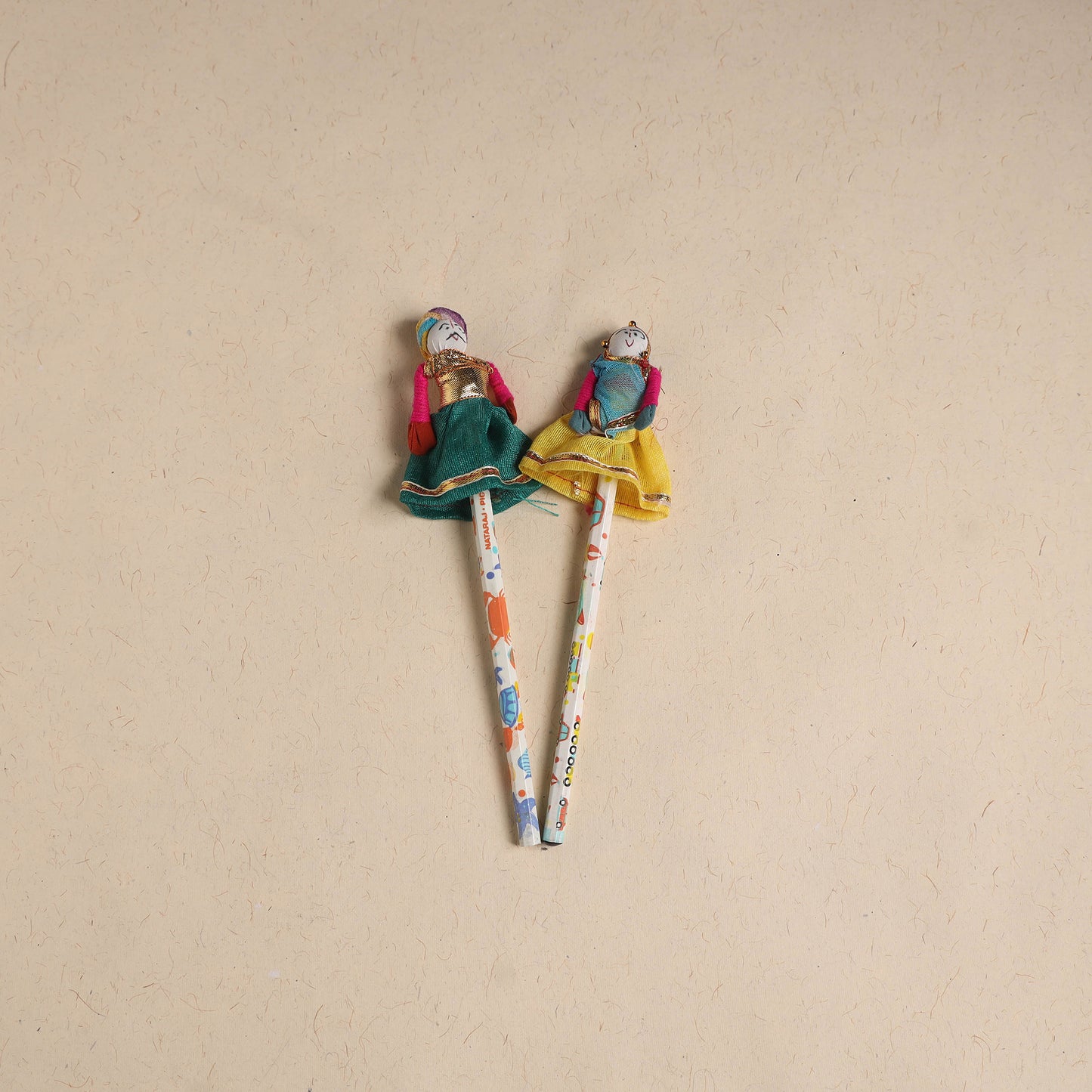 Handmade Rajasthani Puppet Pencils (Set of 2) 194