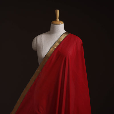 Handloom Mangalagiri Cotton Fabric with Nizam Zari Border 29