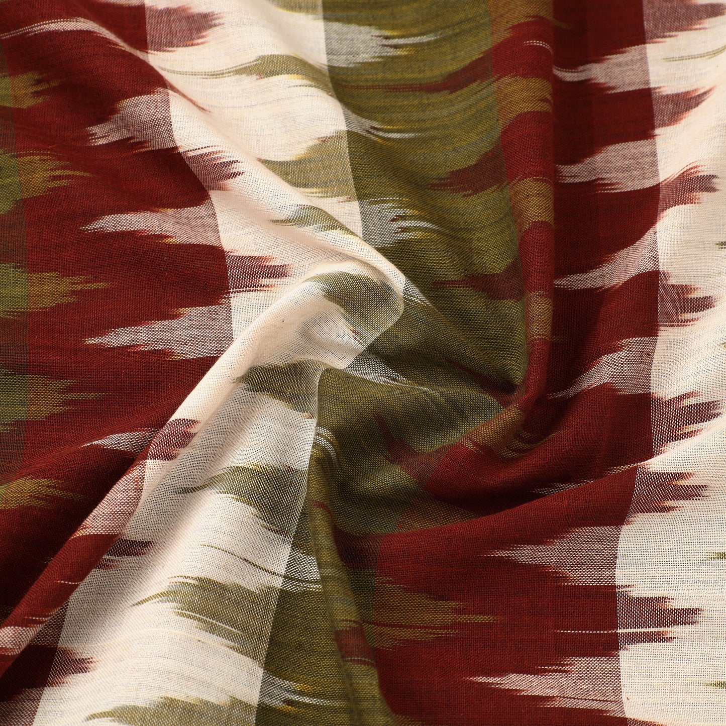  Cotton Multicolor Pochampally Ikat Fabric Online in India