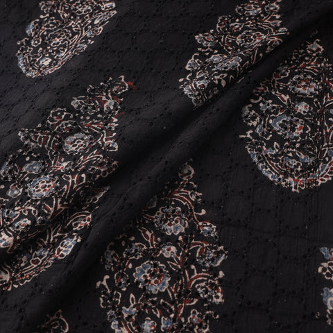 Hakoba Hand Block Ajrakh Print Natural Dyed Cotton Fabric 147