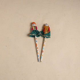 Handmade Rajasthani Puppet Pencils (Set of 2) 196