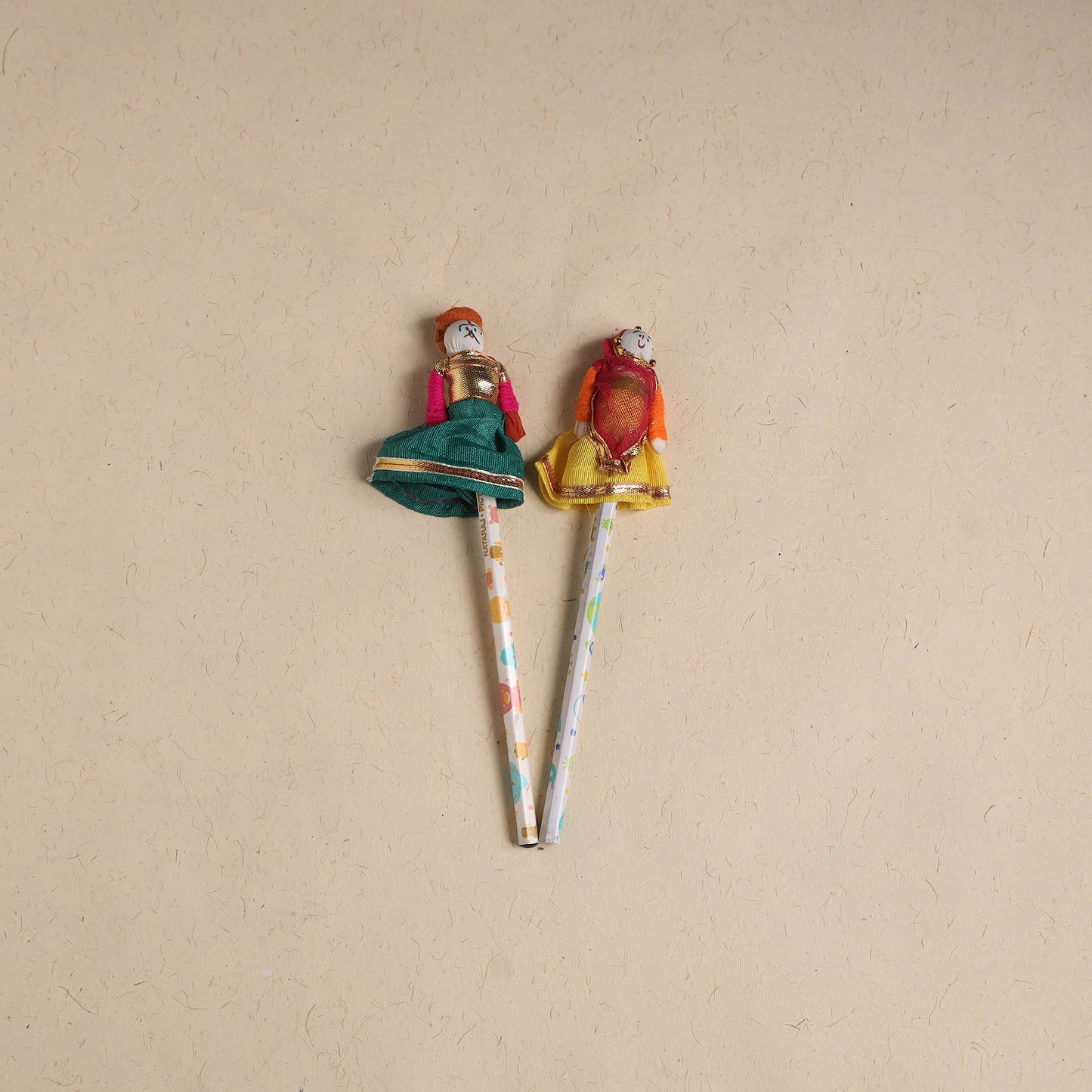Handmade Rajasthani Puppet Pencils (Set of 2) 197