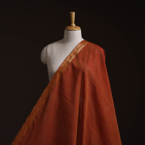 Handloom Mangalagiri Cotton Fabric with Nizam Zari Border 23