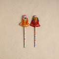 Handmade Rajasthani Puppet Pencils (Set of 2) 198