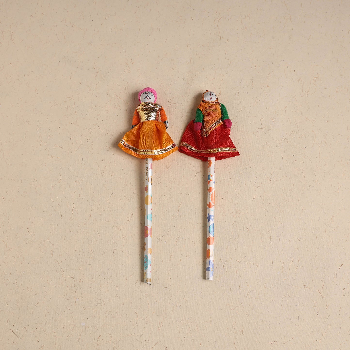 Handmade Rajasthani Puppet Pencils (Set of 2) 198