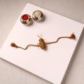 Cockroach - Reusable Handmade Threadwork Rakhi with Potli 06