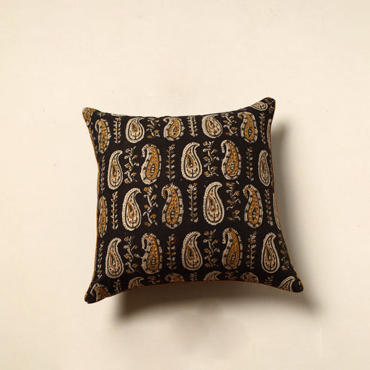 Cotton Block Printed Bagru Cushion Cover (16 x 16 in) 21