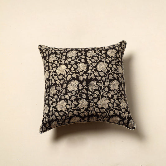 Cotton Block Printed Bagru Cushion Cover (16 x 16 in) 22