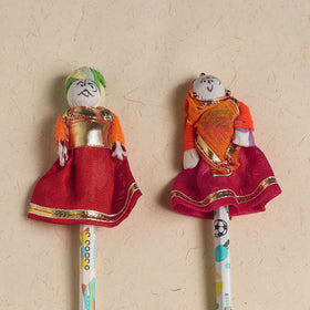 Handmade Rajasthani Puppet Pencils (Set of 2) 200