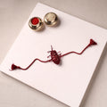 Cockroach - Reusable Handmade Threadwork Rakhi with Potli 09
