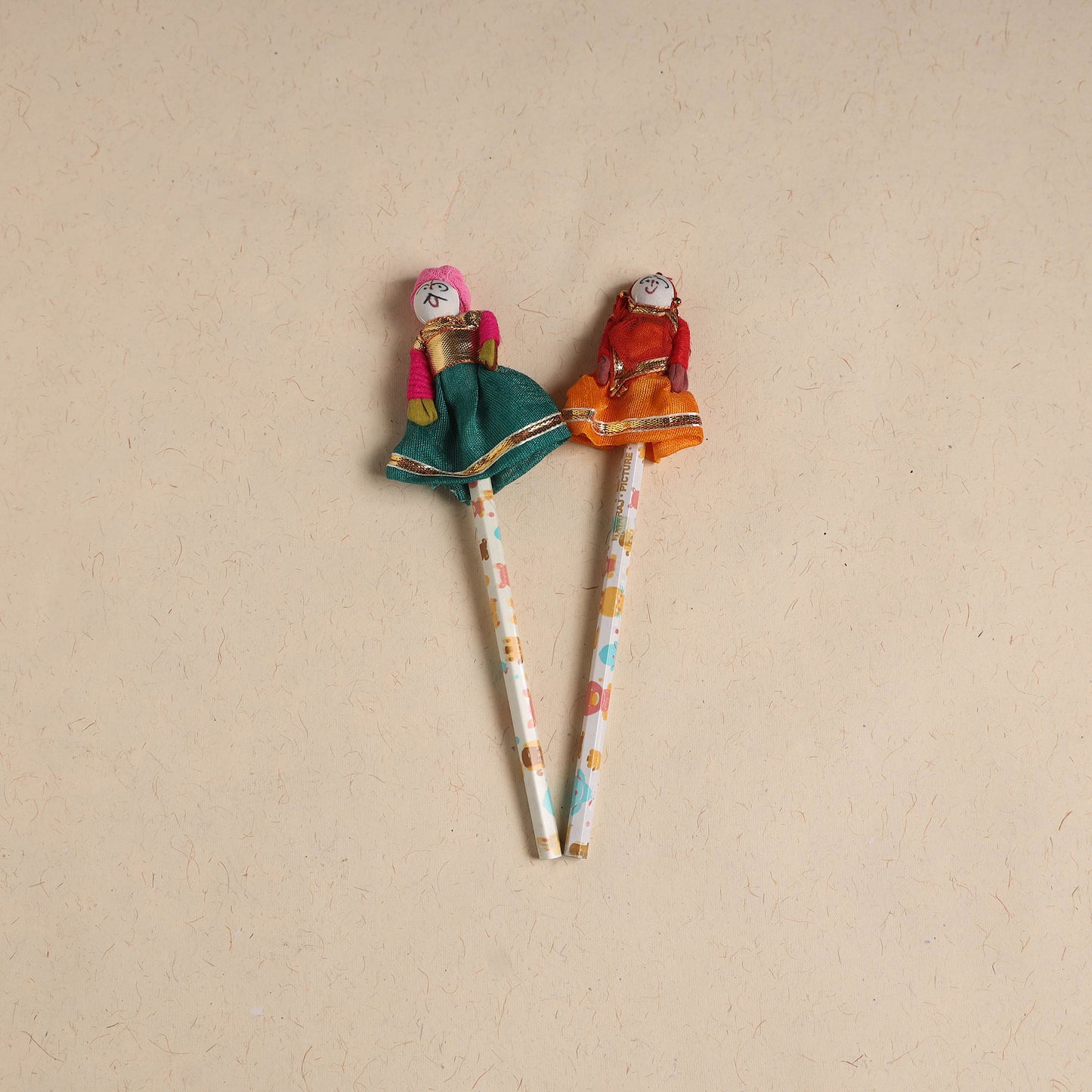 Handmade Rajasthani Puppet Pencils (Set of 2) 201