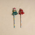 Handmade Rajasthani Puppet Pencils (Set of 2) 202
