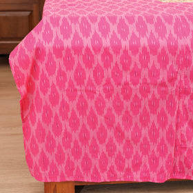 Pochampally Ikat with Kalamkari Patch Cotton Double Bedsheet Set (108 x 90 in) 05
