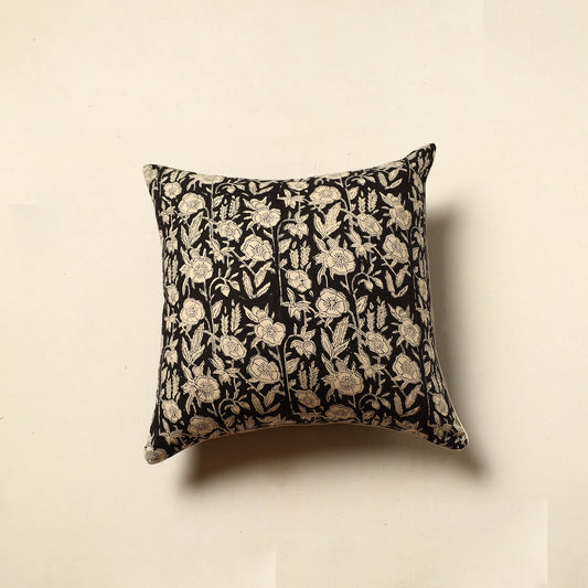 Cotton Block Printed Bagru Cushion Cover (16 x 16 in) 24