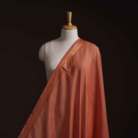 Handloom Mangalagiri Cotton Fabric with Nizam Zari Border 15