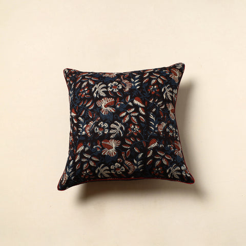 Cotton Block Printed Bagru Cushion Cover (16 x 16 in) 25