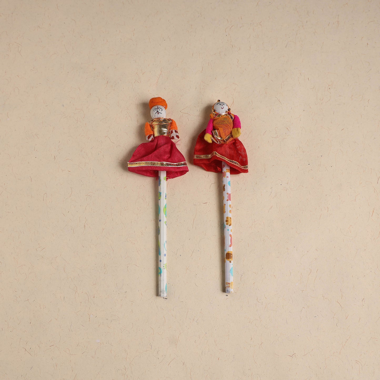Handmade Rajasthani Puppet Pencils (Set of 2) 203