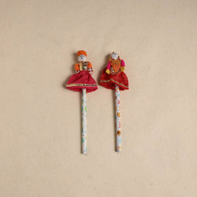 Handmade Rajasthani Puppet Pencils (Set of 2) 203