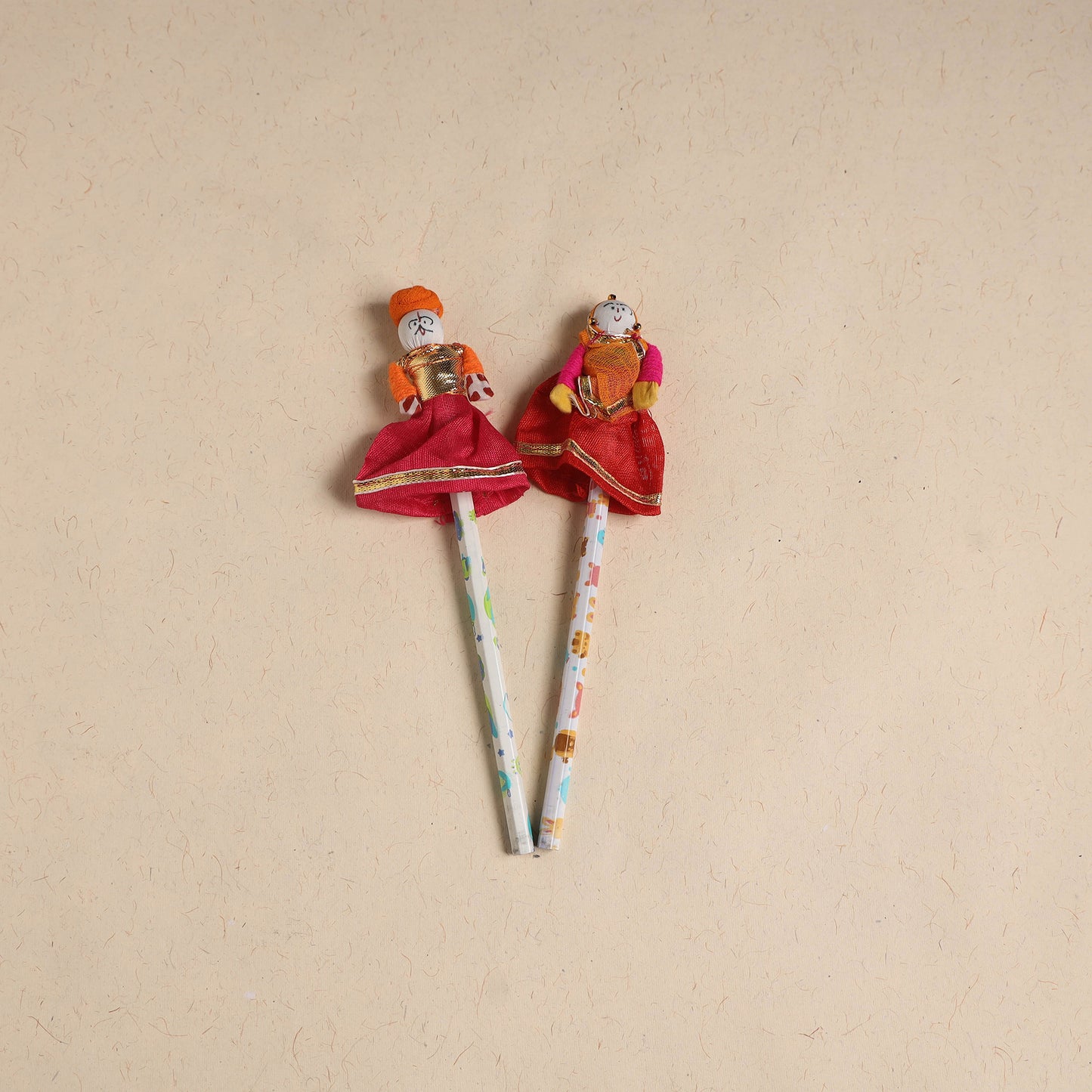Handmade Rajasthani Puppet Pencils (Set of 2) 203