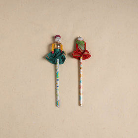 Handmade Rajasthani Puppet Pencils (Set of 2) 204