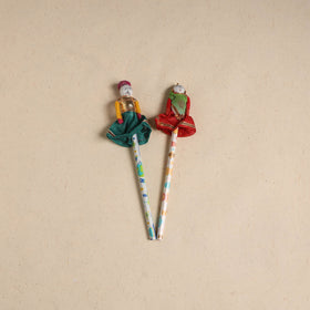 Handmade Rajasthani Puppet Pencils (Set of 2) 204