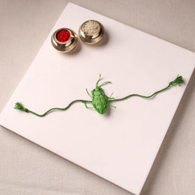 Cockroach - Reusable Handmade Threadwork Rakhi with Potli  14